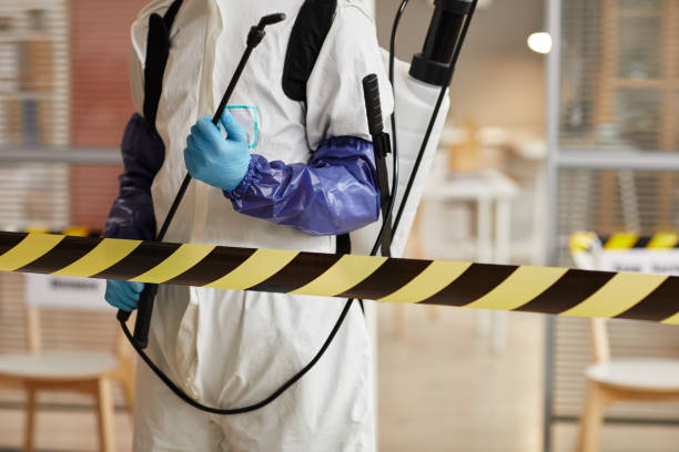 Professional Biohazard Cleanup technician working in Malone, WA